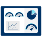 A tablet showing all building systems integrated for more powerful insights and data usage.