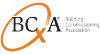 BCxA logo - Building Commissioning Association for the upcoming tradeshow and conference on building technologies.