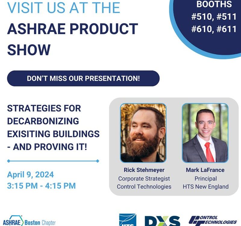 Graphic of ASHRAE Product Show Presentation - CTI/HTS