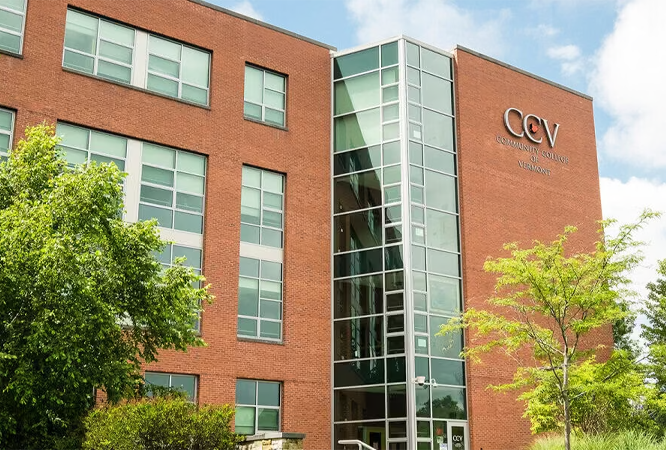 Image of the Community College of Vermont Exterior Building